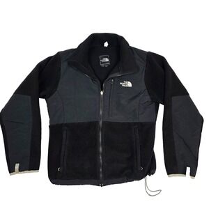 The North Face Women's Medium Polartec Denali Fleece Jacket Black Full Zip